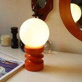 Lampe à poser design globe ressort | Élégance contemporaine D