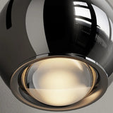 Applique murale boule suspendue chromée | Luminaire design ajustable pour chambre ou salon