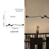 Lustre organique en bois massif | Design sculptural