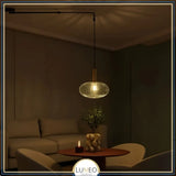 plafonnier déporté et excentré