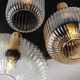 Plafonnier en verre vintage CRISTALI | 3 luminaires à personnaliser