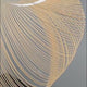 Suspension voile sculpturale en bois