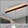 Socle de plafond rectangulaire pour suspensions multiples 35 cm (5 Trous) / Noir mat / Avec
