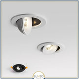 Spot encastrable orientable 360° | Design discret & éclairage ciblé