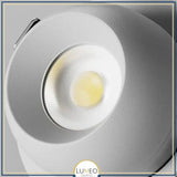 Spot encastré orientable design boule| Finition noire ou blanche