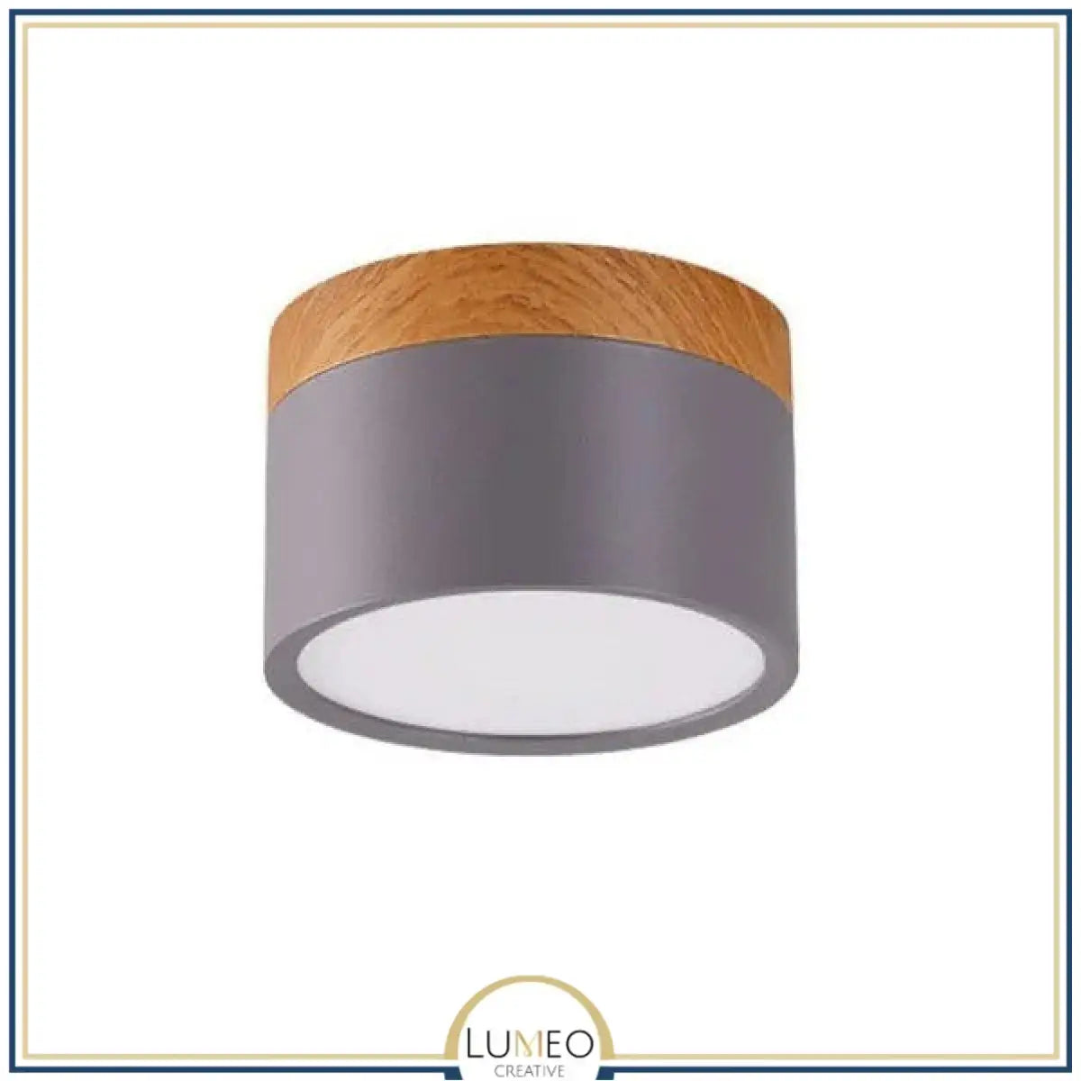 Spot LED décor bois | Éclairage design pour plafond moderne