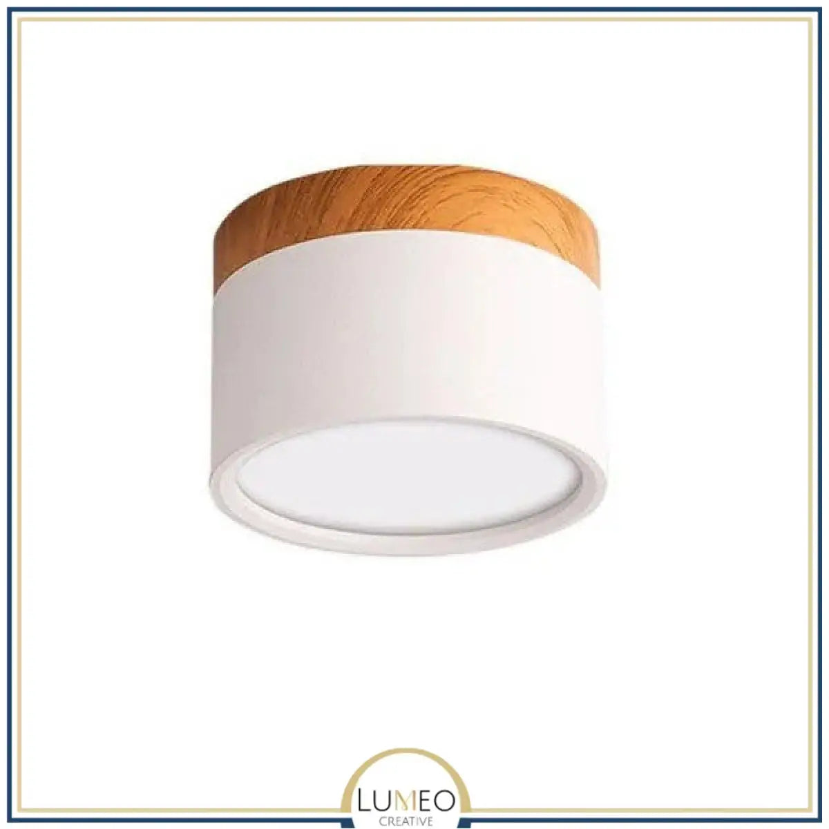 Spot LED décor bois | Éclairage design pour plafond moderne