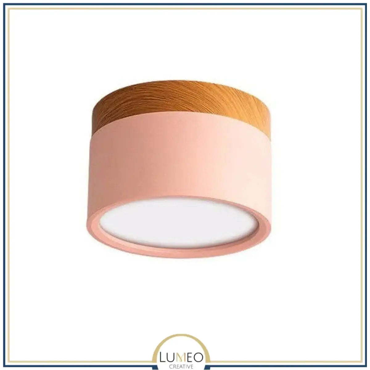 Spot LED décor bois | Éclairage design pour plafond moderne