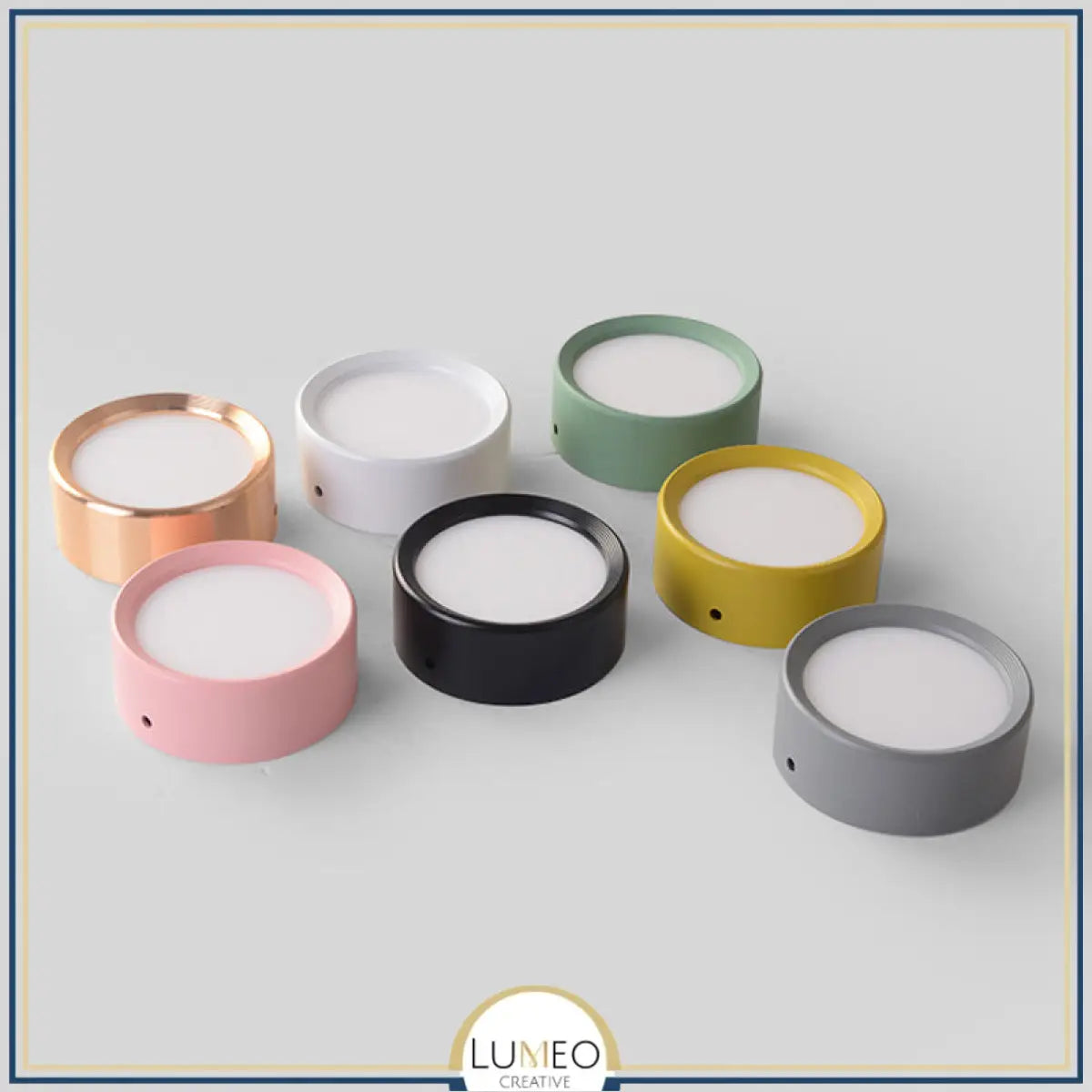 Spot LED extra plat multicolore | Éclairage discret pour plafond vitrine ou meuble