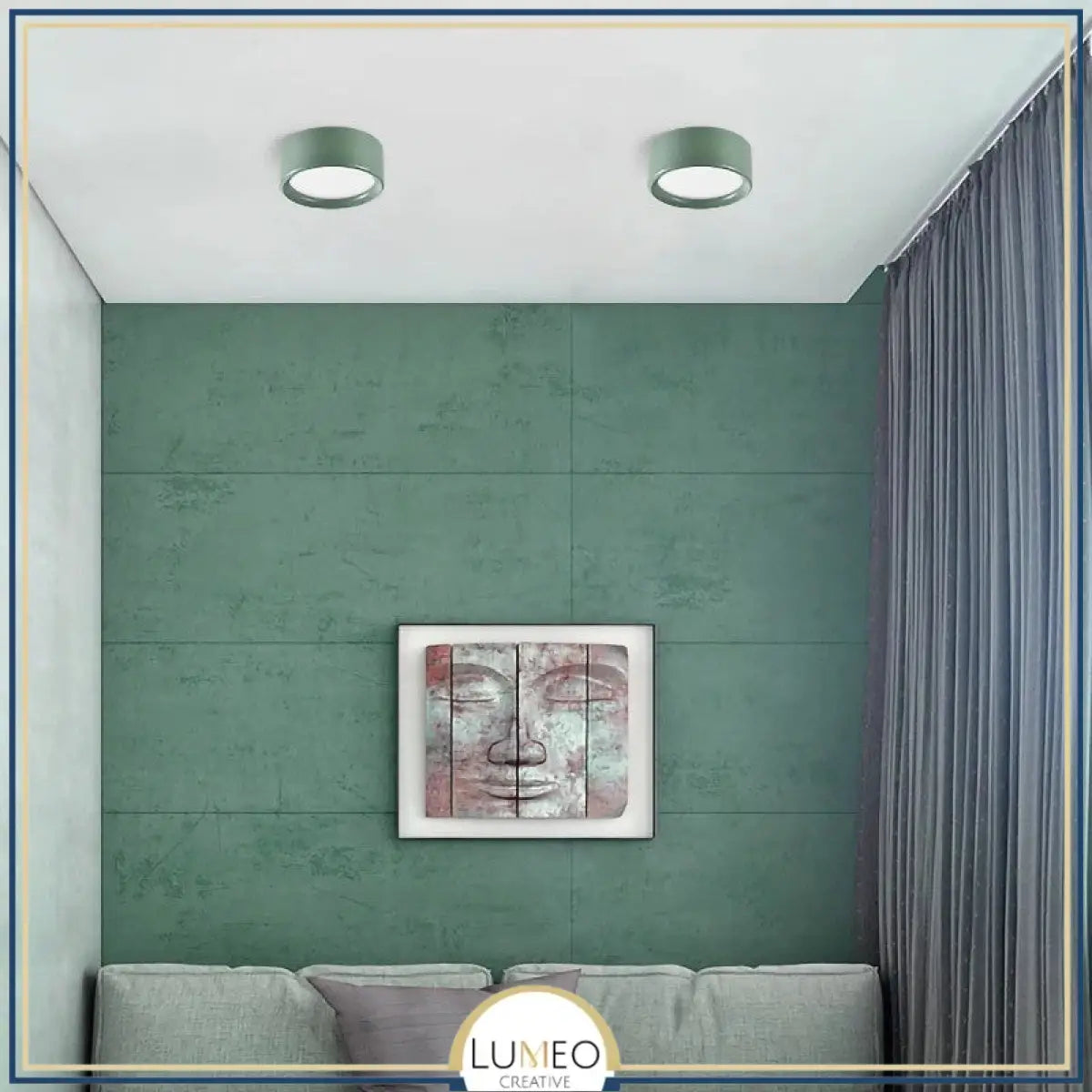 Spot LED extra plat multicolore | Éclairage discret pour plafond vitrine ou meuble