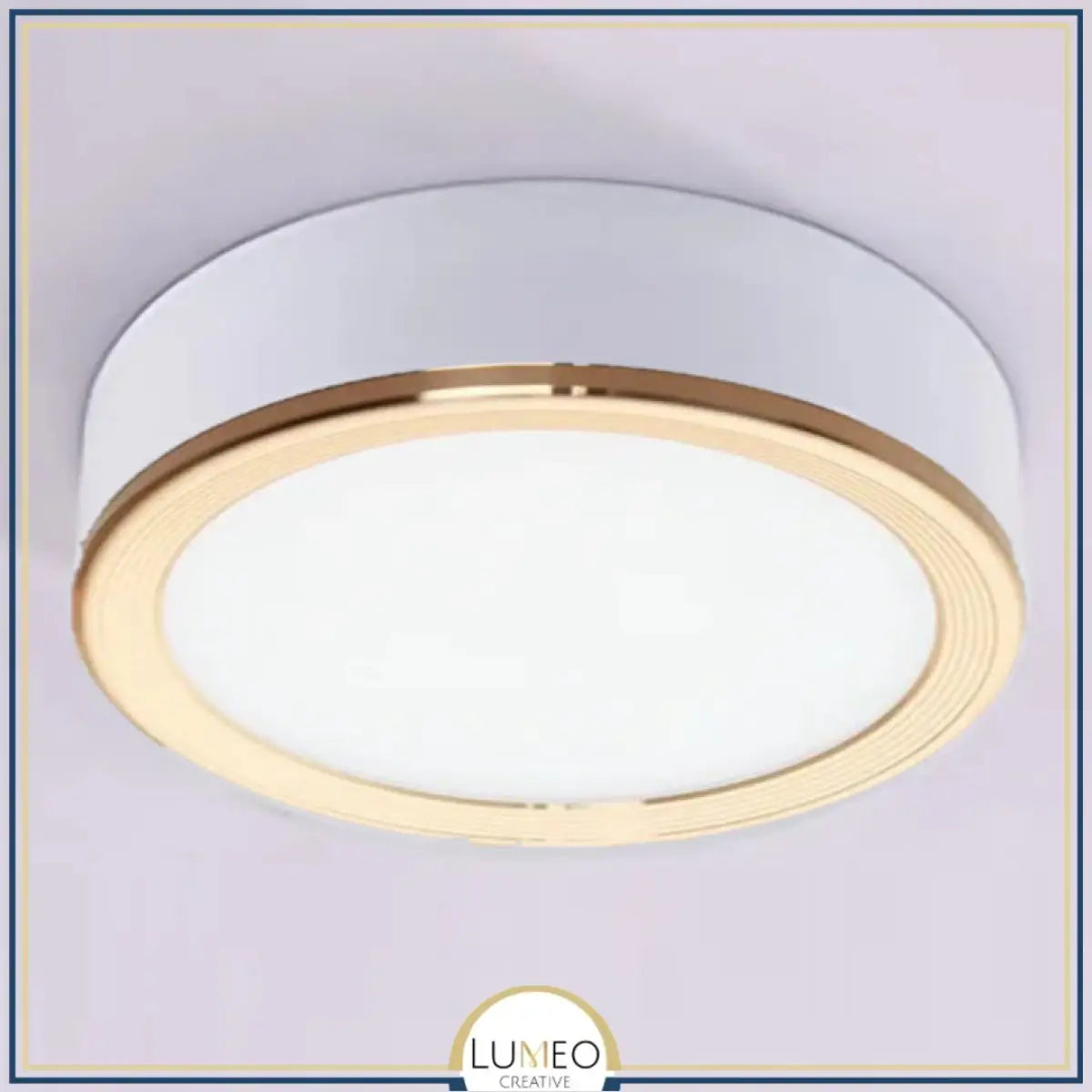 Spot LED extra plat multicolore | Éclairage discret pour plafond vitrine ou meuble 7W / Blanc et Or / Blanc froid
