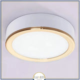 Spot LED extra plat multicolore | Éclairage discret pour plafond vitrine ou meuble 7W / Blanc et Or / Blanc froid