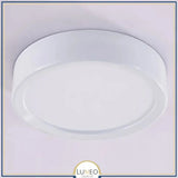 Spot LED extra plat multicolore | Éclairage discret pour plafond vitrine ou meuble 7W / Blanc / Blanc froid