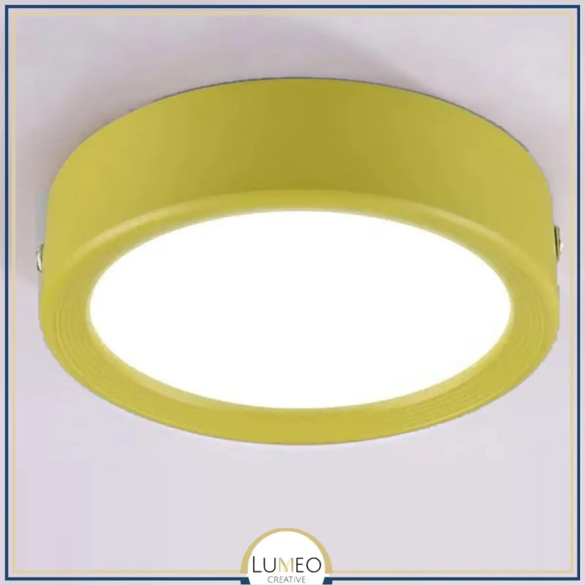 Spot LED extra plat multicolore | Éclairage discret pour plafond vitrine ou meuble 7W / Jaune / Blanc froid
