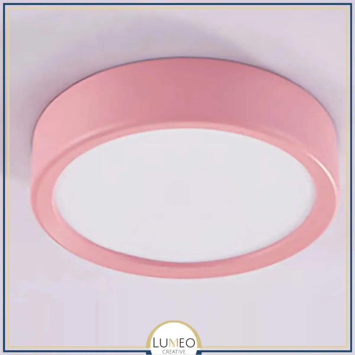 Spot LED extra plat multicolore | Éclairage discret pour plafond vitrine ou meuble 7W / Rose / Blanc froid