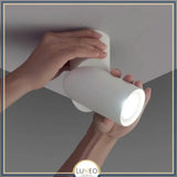 Spot plafond orientable design minimaliste | Noir ou blanc mat