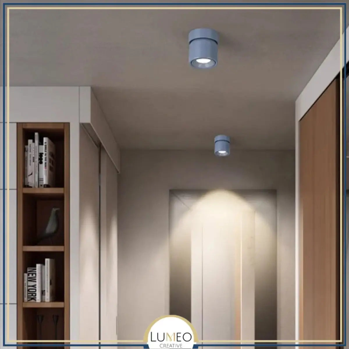 Spot plafonnier LED orientable | Design compact & coloré