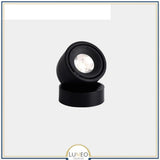 Spot plafonnier LED orientable | Design compact & coloré 7W / Noir / Blanc chaud