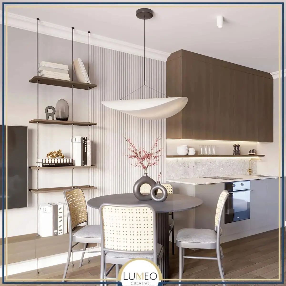 suspension aérienne salle à manger