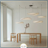 suspension 5 lampes excentrées 