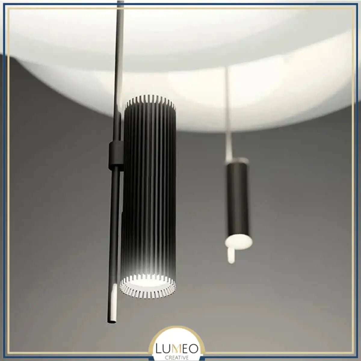 Suspension au design architecturale à disques superposés