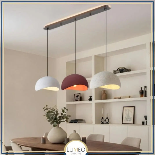 Suspension ciment style Wabi sabi | Minimalisme brut et naturel