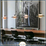 Suspension design soucoupes multicolores | Pop & Rétro chic