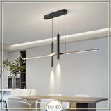 Suspension LED design minimaliste | Ligne graphique & éclairage ciblé
