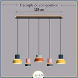 Suspension macaron colorée personnalisable
