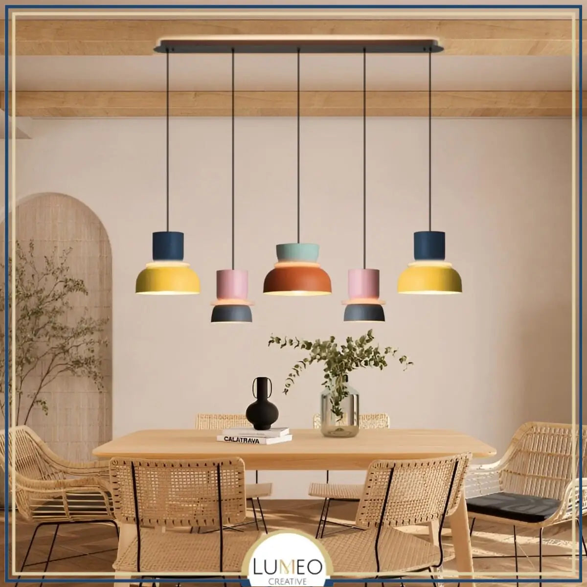 Suspension macaron colorée personnalisable