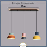 Suspension macaron colorée personnalisable