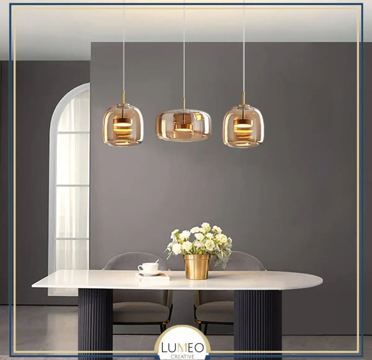 suspension verre salle à manger