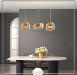 suspension verre salle à manger