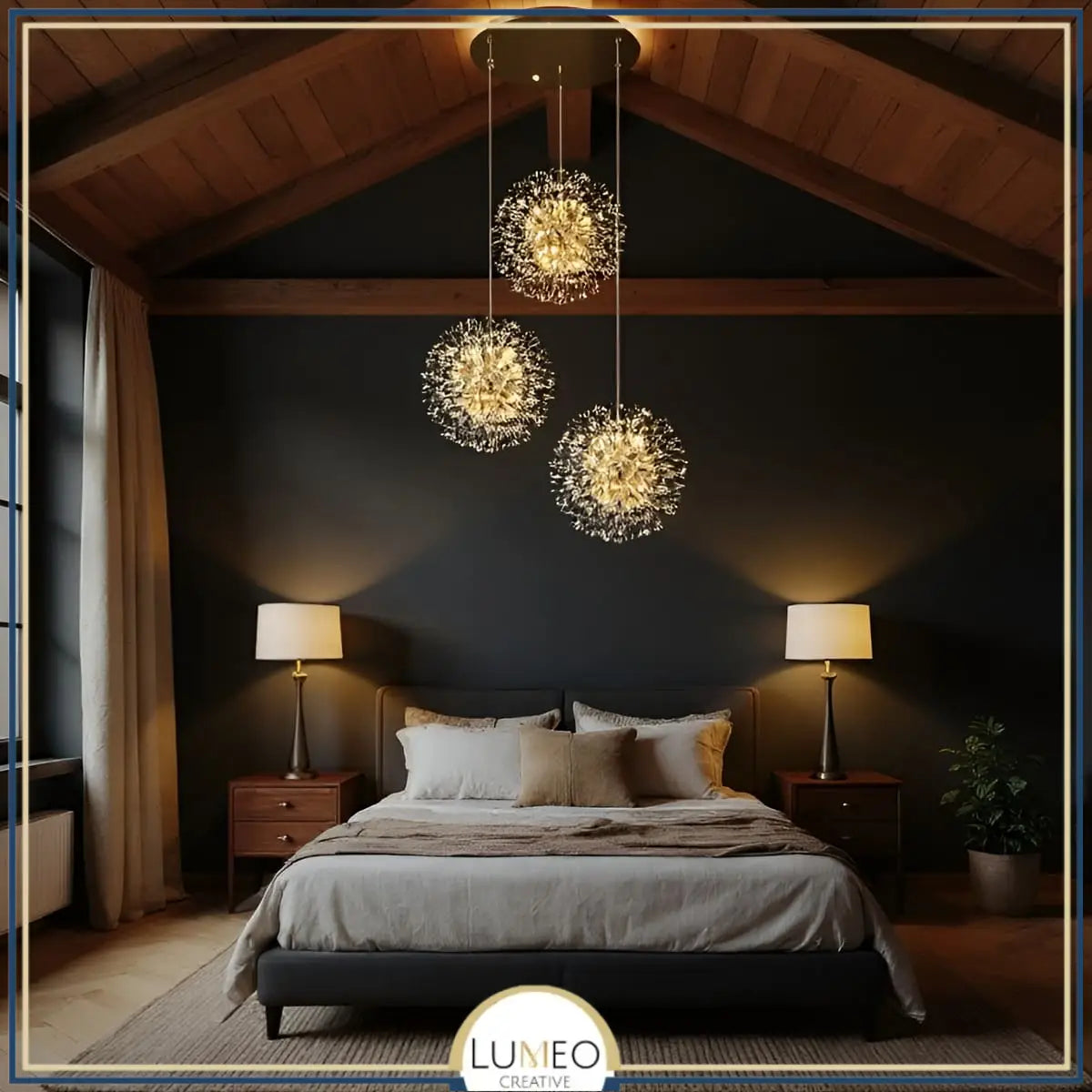 lustre moderne grande hauteur pour plafond xxl design