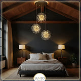 lustre moderne grande hauteur pour plafond xxl design