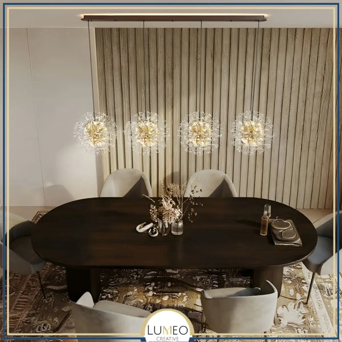 suspension design salle à manger