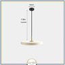 Suspension ronde minimaliste au style nordique | Luminaire suspendu à LED 23cm / Blanc / Blanc froid