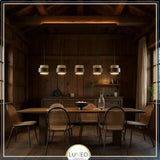 lustre salle à manger bois