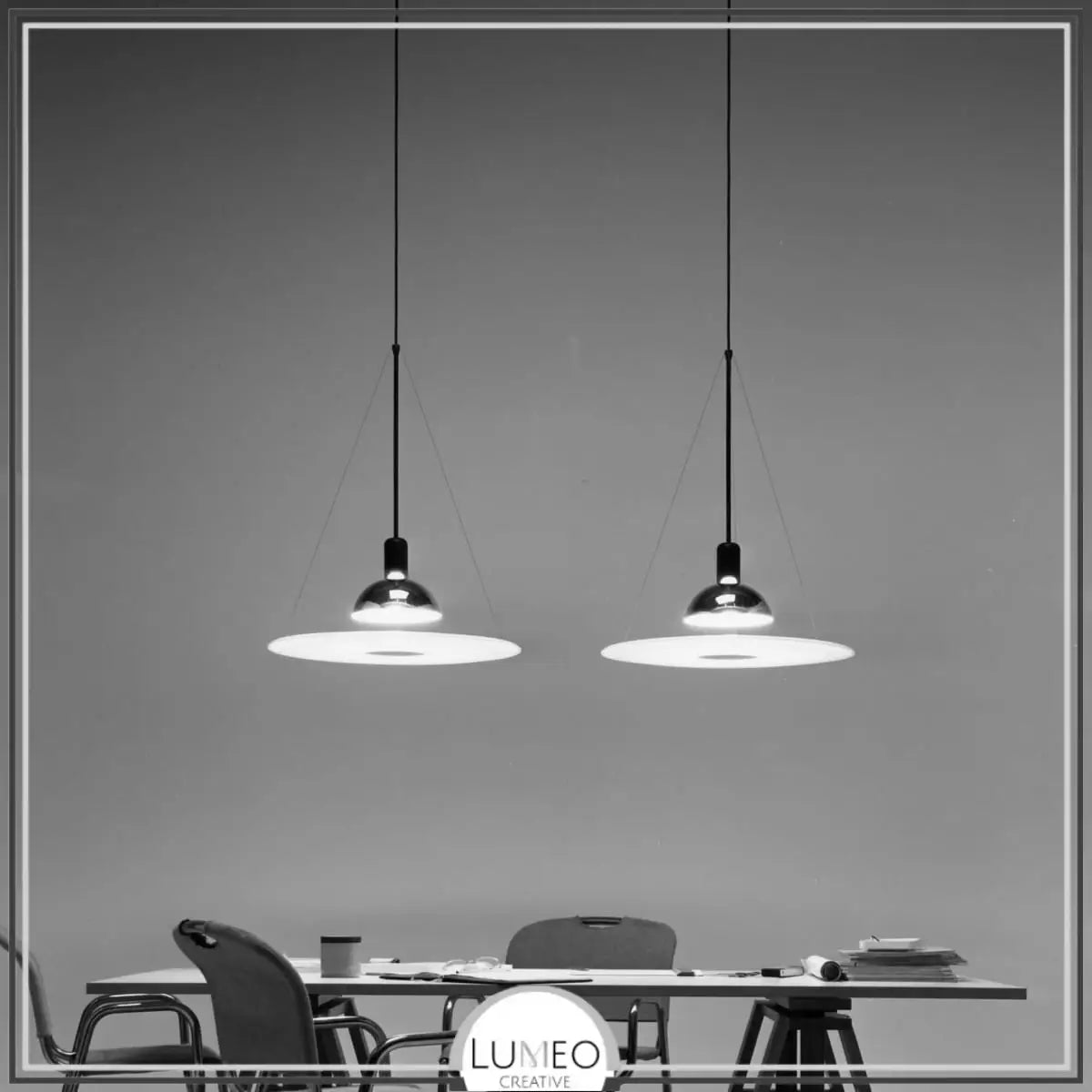 Suspension sculpturale circulaire | Design suspendu & éclairage indirect