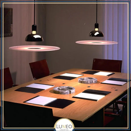 Suspension sculpturale circulaire | Design suspendu & éclairage indirect