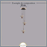 Suspension TERRALIS | Design pierre naturelle et bois