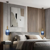 suspension en verre chevet chambre
