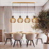 Suspension bohème chic en bois naturel WOODY | 1 Suspension
