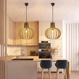 Suspension bohème chic en bois naturel WOODY | 1 Suspension