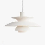 Suspension design soucoupes multicolores | Pop & Rétro chic 30cm / Blanc