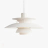 Suspension design soucoupes multicolores | Pop & Rétro chic 30cm / Blanc