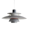 Suspension design soucoupes multicolores | Pop & Rétro chic 30cm / Gris