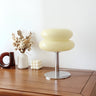 Lampe à poser en verre double diffuseur | Élégance vintage Jaune