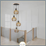 suspension cage escalier - woody